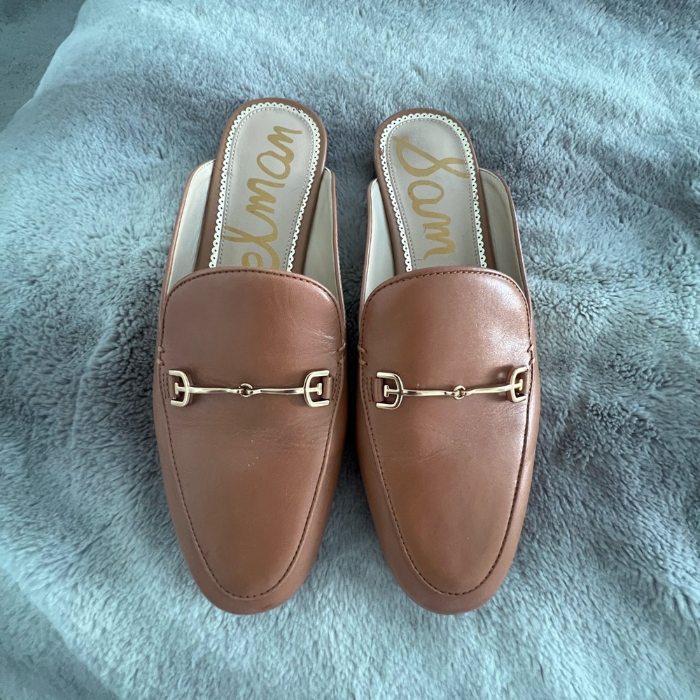 Sam Edelman Brown Mules for Women - Picture 2 of 4